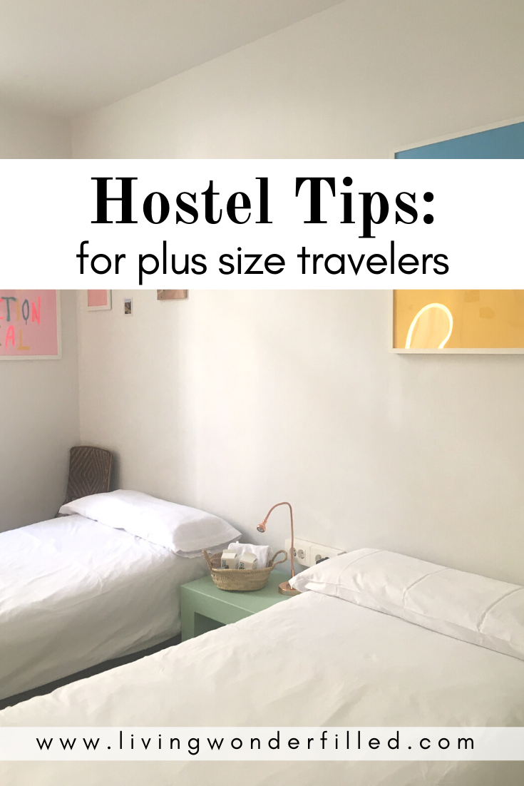 hostel tips for plus size travel